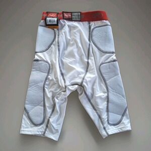 Rawlings Men's White‎ Baseball Slider Short Adult Small